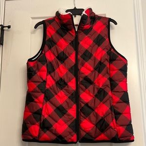 SO Juniors XL Red & Black Vest